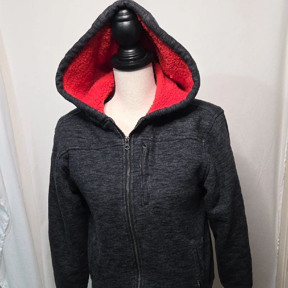 O'Neill Lg. Charcoal Fleece Lined Hoodie